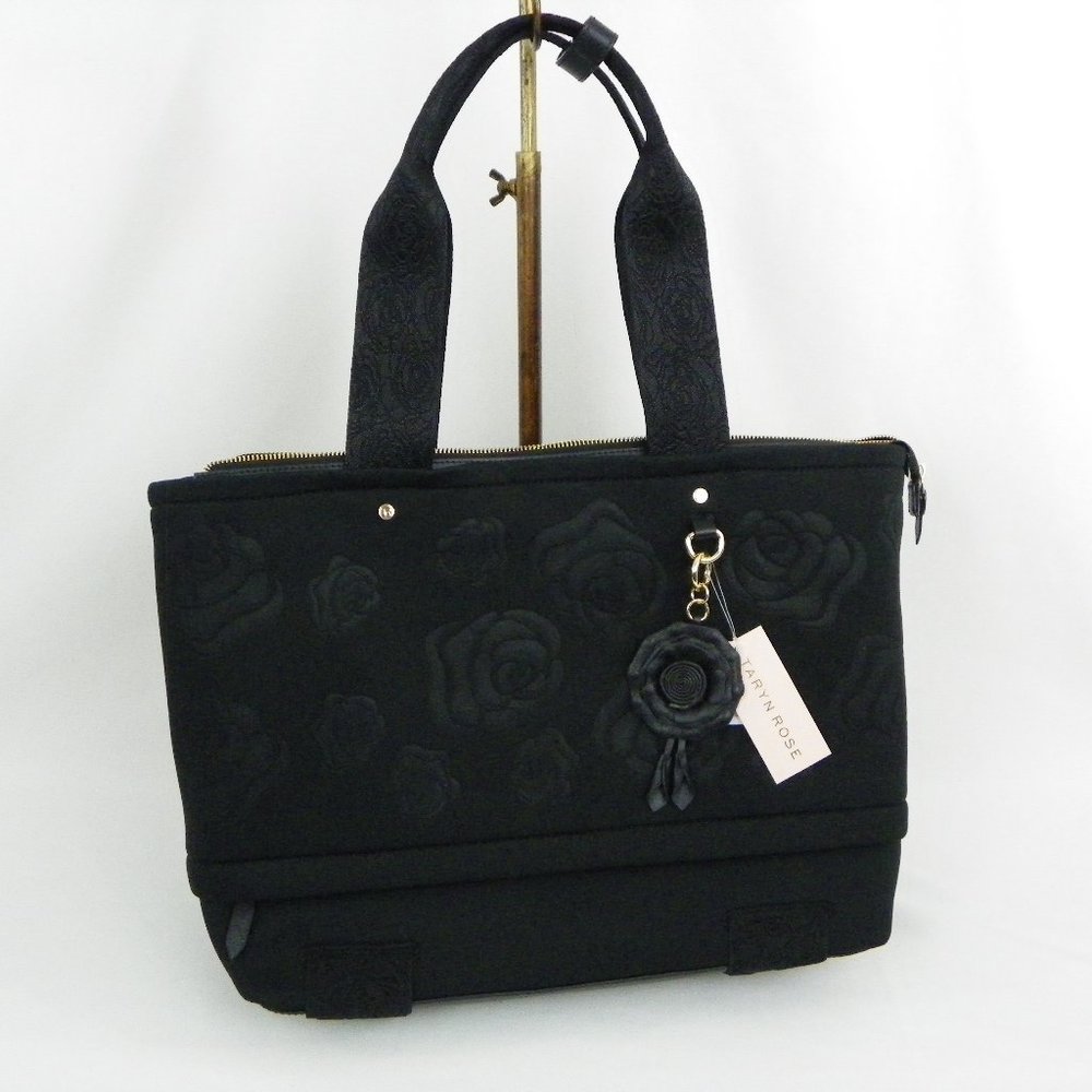 Taryn Rose Neoprene Zip-Top Tote with Yoga Mat